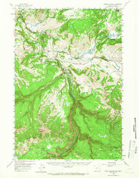 Download a high-resolution, GPS-compatible USGS topo map for Tower Junction, WY (1966 edition)