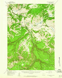 Download a high-resolution, GPS-compatible USGS topo map for Tower Junction, WY (1960 edition)