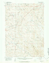 preview thumbnail of historical topo map of Campbell County, WY in 1960