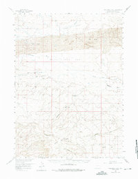 Download a high-resolution, GPS-compatible USGS topo map for Twelvemile Well, WY (1975 edition)