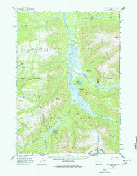 Download a high-resolution, GPS-compatible USGS topo map for Two Ocean Pass, WY (1977 edition)