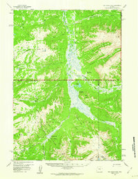 Download a high-resolution, GPS-compatible USGS topo map for Two Ocean Pass, WY (1960 edition)