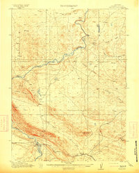 preview thumbnail of historical topo map of Carbon County, WY in 1914