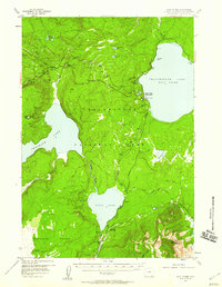 Download a high-resolution, GPS-compatible USGS topo map for West Thumb, WY (1958 edition)