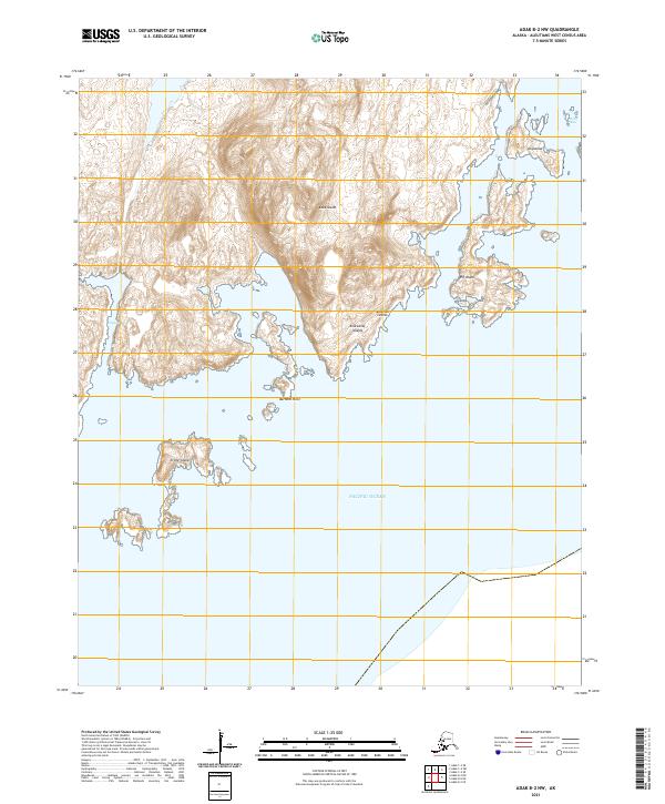 USGS Topographic Map – Adak B-2 NW