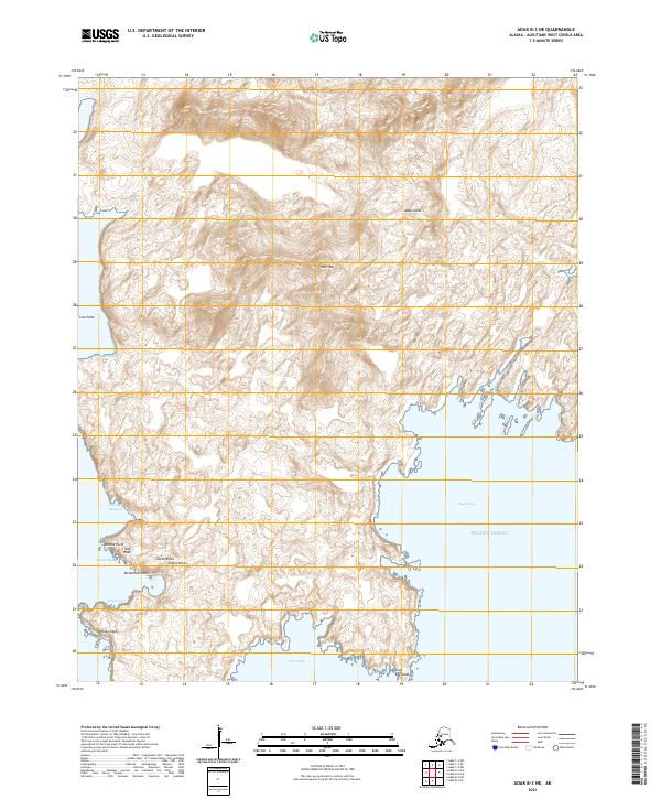 USGS Topographic Map – Adak B-3 NE