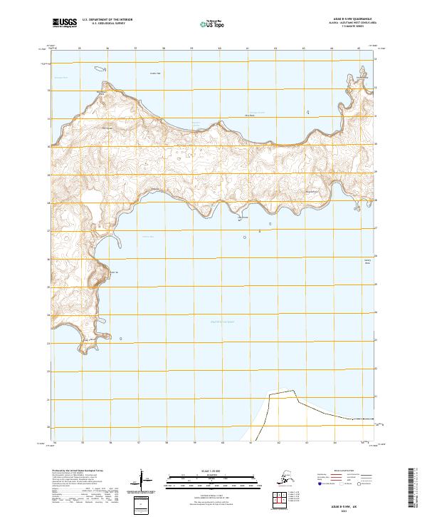USGS Topographic Map – Adak B-5 NW