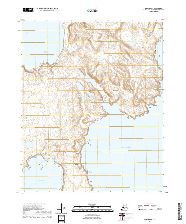 USGS Topographic Map – Adak B-6 NW