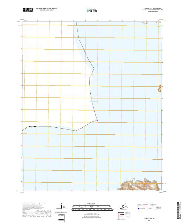 USGS Topographic Map – Adak C-1 NW