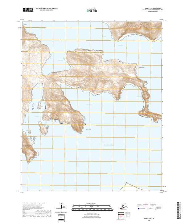 USGS Topographic Map – Adak C-1 SE
