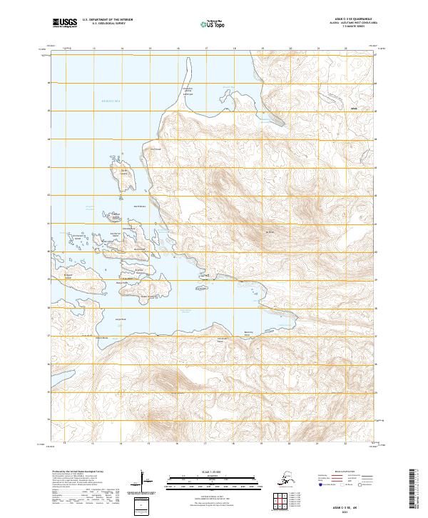 USGS Topographic Map – Adak C-3 SE