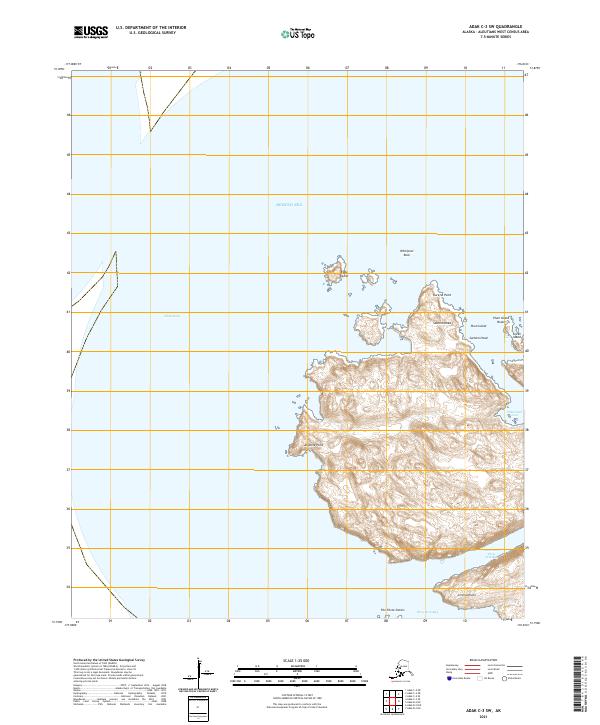 USGS Topographic Map – Adak C-3 SW