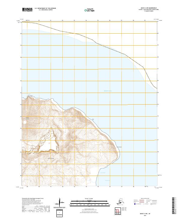 USGS Topographic Map – Adak C-4 NE