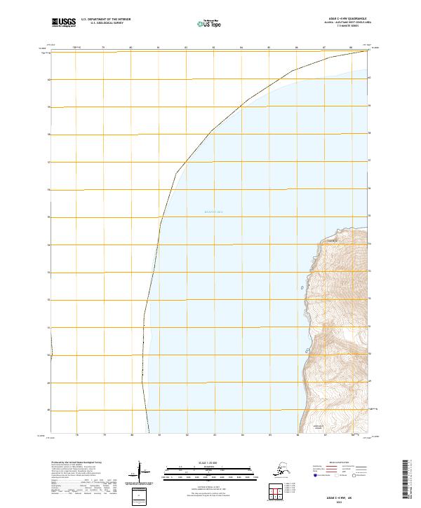USGS Topographic Map – Adak C-4 NW
