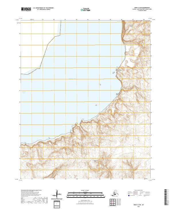 USGS Topographic Map – Adak C-4 SW