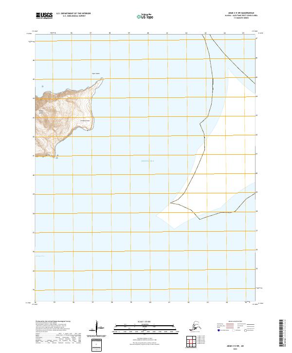 USGS Topographic Map – Adak C-5 SW