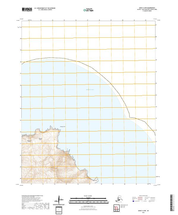 USGS Topographic Map – Adak C-6 NW