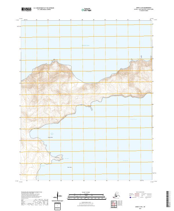 USGS Topographic Map – Adak C-6 SE