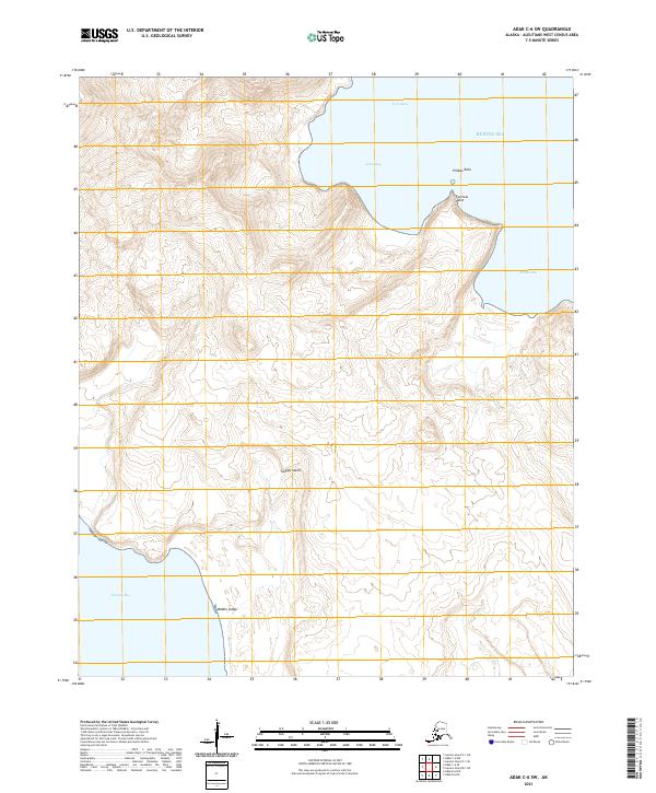 USGS Topographic Map – Adak C-6 SW