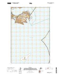 USGS Topographic Map – Afognak D-4 SW