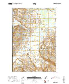 2019 Map of Afognak D-6 NE, 2019 Print
