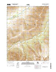 2015 Map of Ambler River B-5 SE, 2015 Print