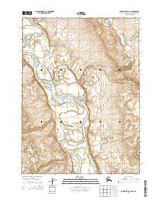 2015 Map of Ambler River D-5 NW, 2015 Print