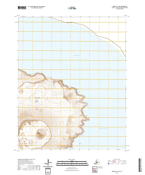 USGS Topographic Map – Amukta C-2 NW