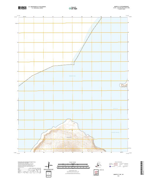 USGS Topographic Map – Amukta C-4 SW