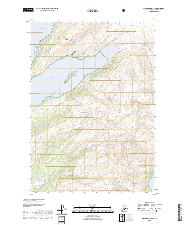 USGS Topographic Map – Anchorage A-2 NW