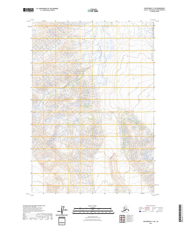 2023 Map of Anchorage C-1 NE, 2023 Print