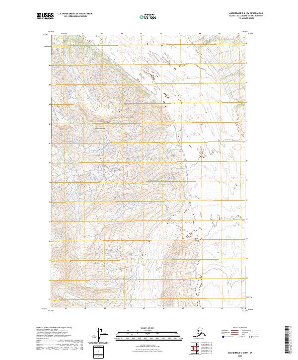 USGS Topographic Map – Anchorage C-2 NW
