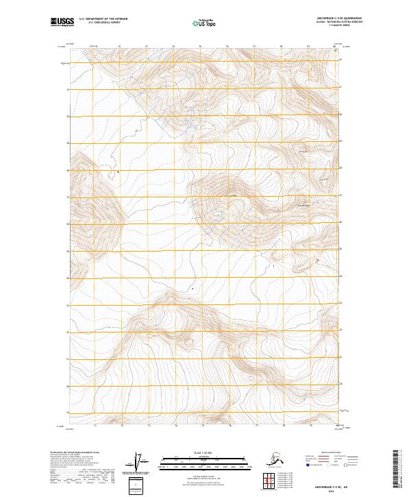 USGS Topographic Map – Anchorage C-2 SE