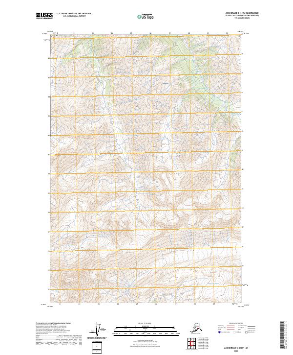USGS Topographic Map – Anchorage C-4 NW