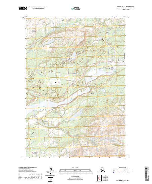 USGS Topographic Map – Anchorage C-6 NE