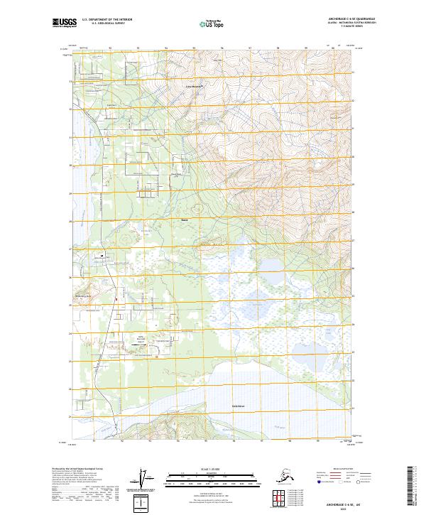 USGS Topographic Map – Anchorage C-6 SE