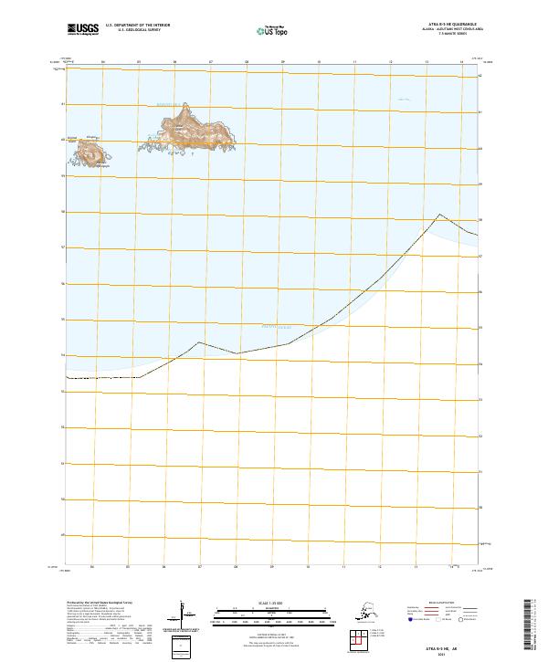 USGS Topographic Map – Atka B-5 NE