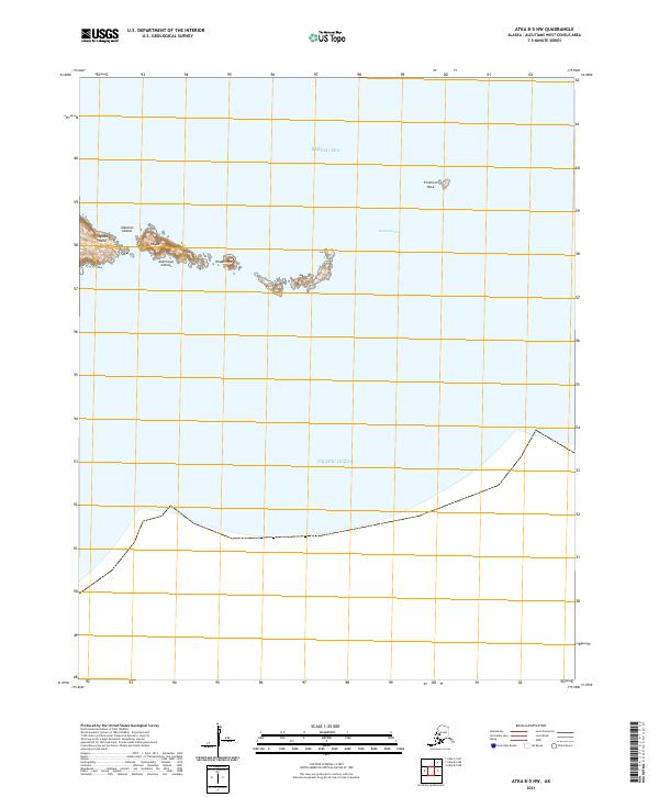 USGS Topographic Map – Atka B-5 NW