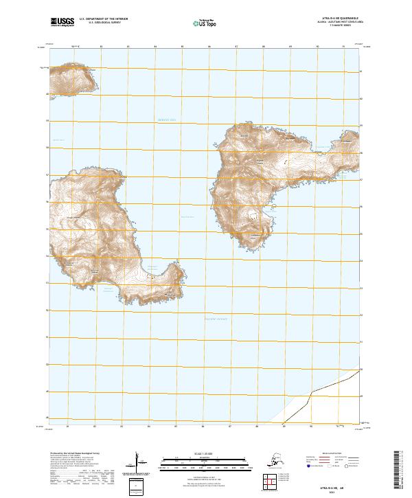 USGS Topographic Map – Atka B-6 NE