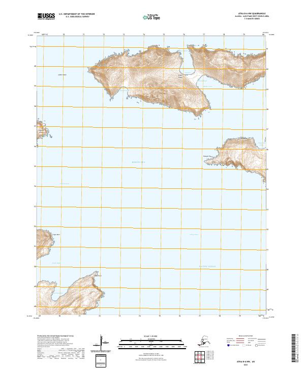 USGS Topographic Map – Atka B-6 NW