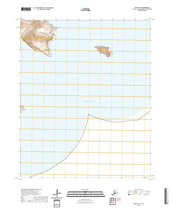 USGS Topographic Map – Atka B-6 SW