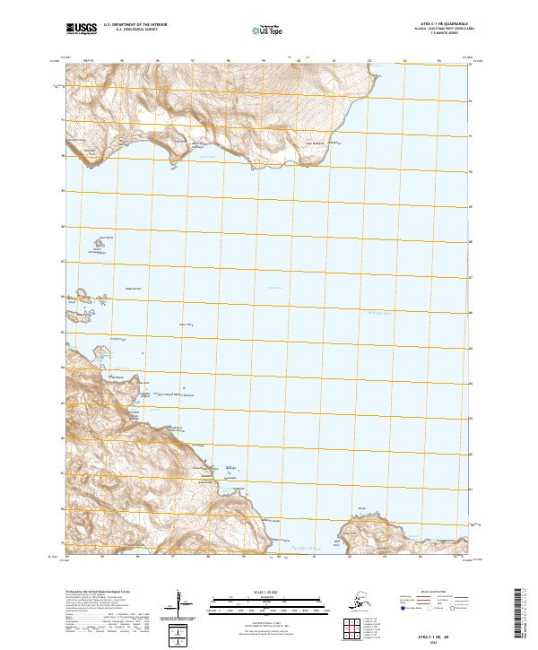 USGS Topographic Map – Atka C-1 NE
