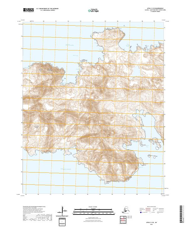 USGS Topographic Map – Atka C-3 SE