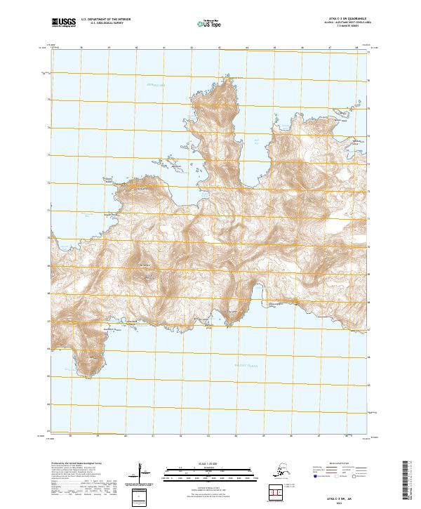 USGS Topographic Map – Atka C-3 SW