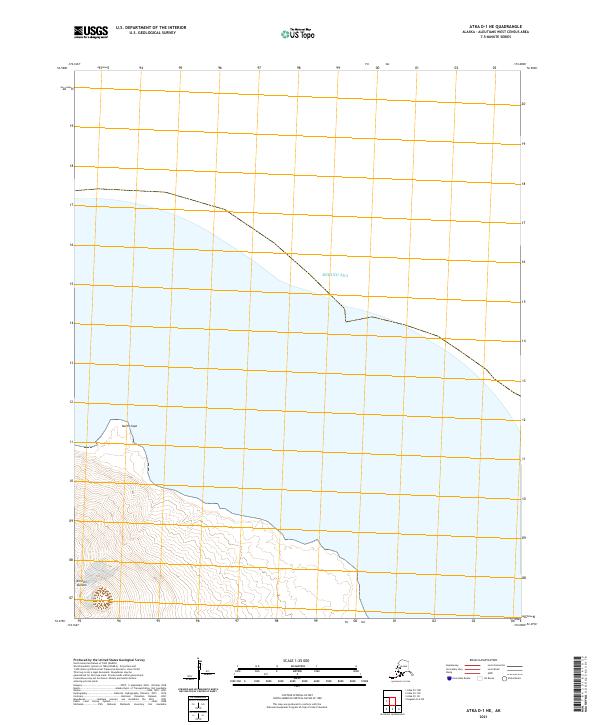 USGS Topographic Map – Atka D-1 NE