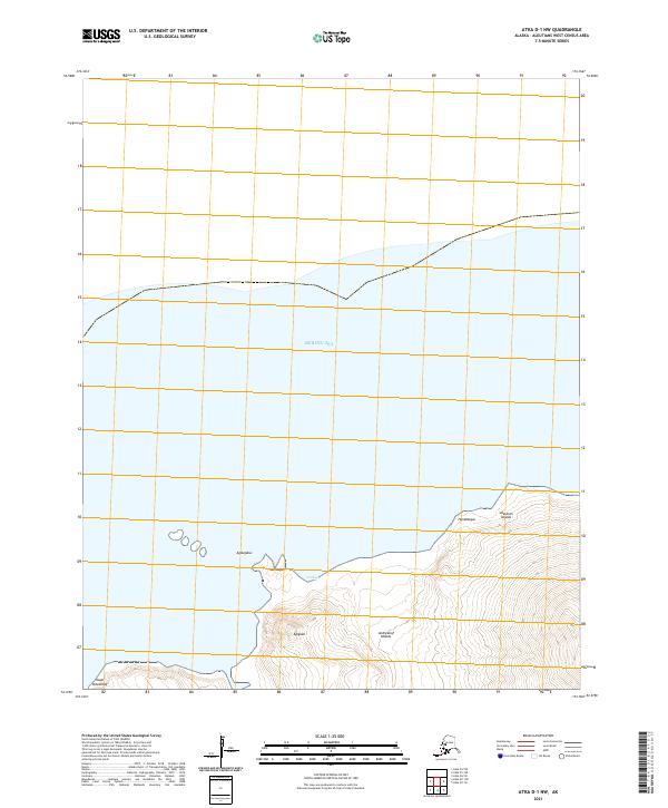 USGS Topographic Map – Atka D-1 NW