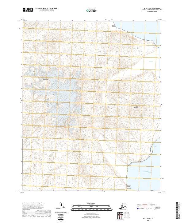 USGS Topographic Map – Atka D-1 SE