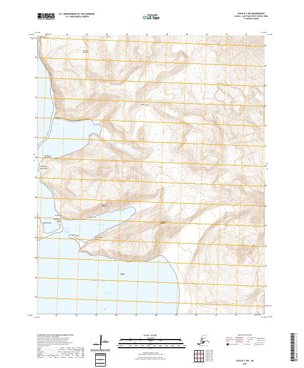 USGS Topographic Map – Atka D-1 SW