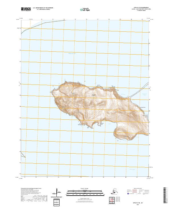 USGS Topographic Map – Atka D-2 SE