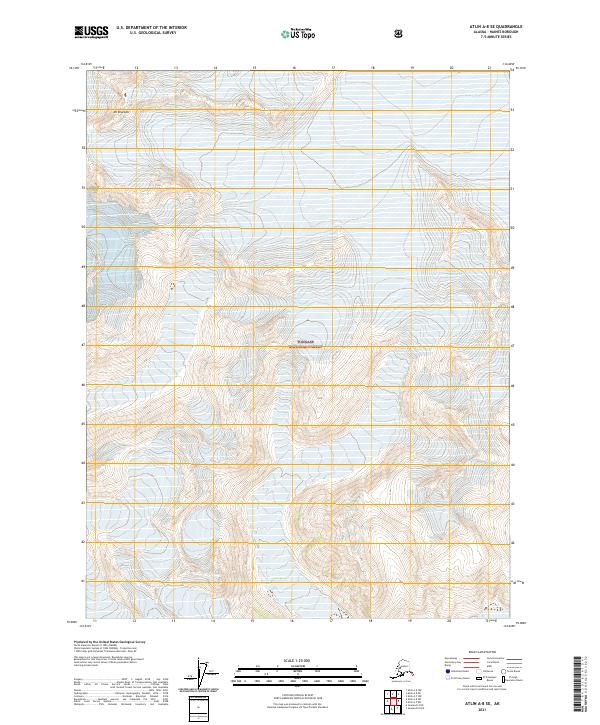 USGS Topographic Map – Atlin A-8 SE